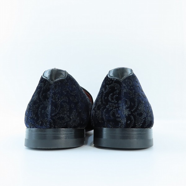 実際に弊社で買取させて頂いたMAGNANNI × Queen Classico/マグナーニ × クインクラシコ ベロア/ペイズリー ローファーシューズ 41の画像 1枚目