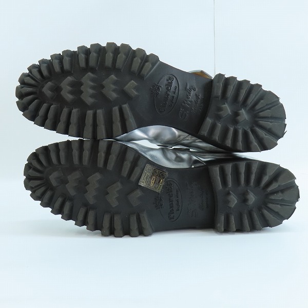 実際に弊社で買取させて頂いたnoir keininomiya ×church's/ノワール・ケイニノミヤ(ギャルソン)×チャーチ メリージェーンブーツ/シルバー/37の画像 2枚目