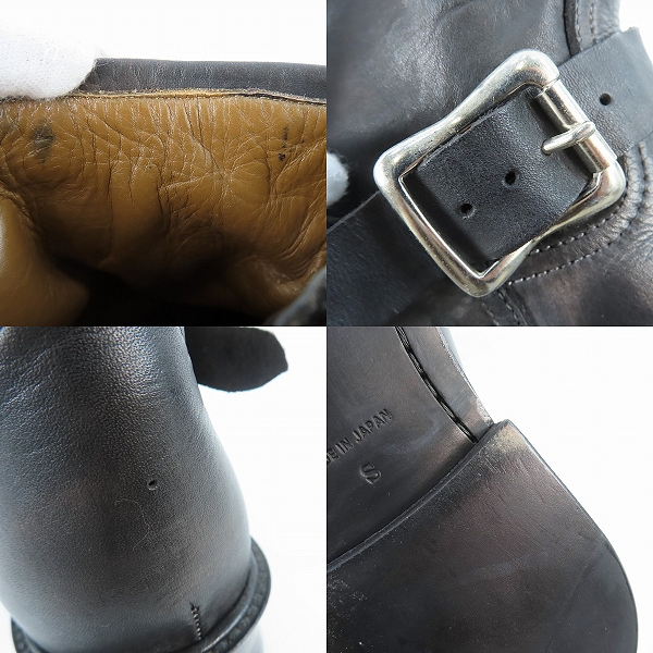 実際に弊社で買取させて頂いたJUNYA WATANABE MAN COMME des GARCONS/ジュンヤワタナベ マン コムデギャルソン エンジニアブーツ/Sの画像 6枚目