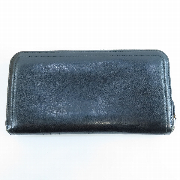 実際に弊社で買取させて頂いたPRADA/プラダ レザー ラウンドジップ長財布 の画像 1枚目
