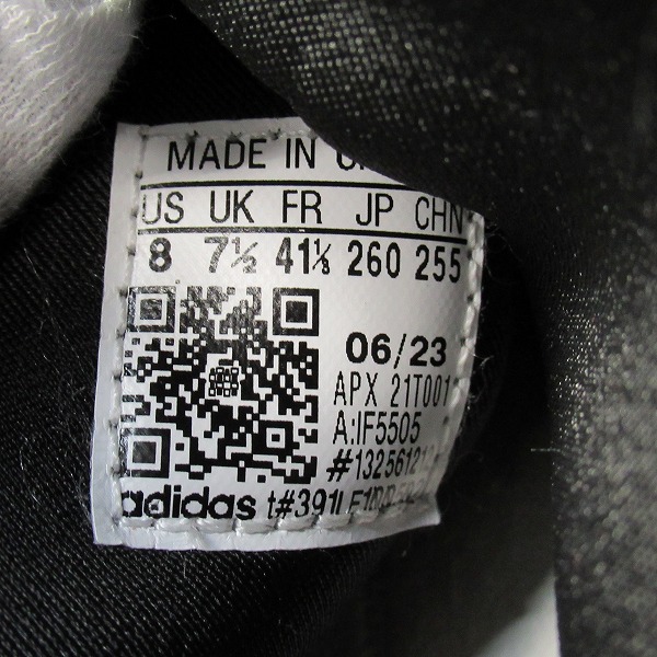 実際に弊社で買取させて頂いたY-3/ワイスリー Yohji Yamamoto×adidas/ヨウジヤマモト×アディダス Qasa/カーサ シューズ IF5505/26の画像 5枚目