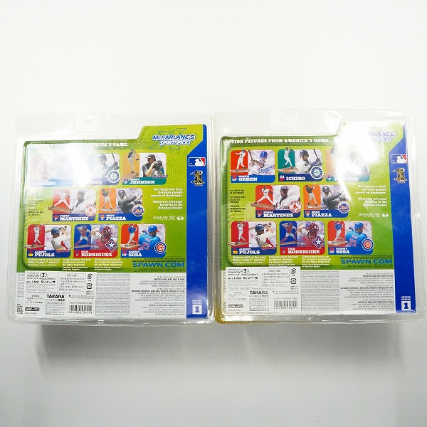 実際に弊社で買取させて頂いた【未開封】McFARLANE TOYS/マクファーレントイズ シカゴ・カブス #21 SAMMY SOSA サミー・ソーサ フィギュア 2点セットの画像 1枚目