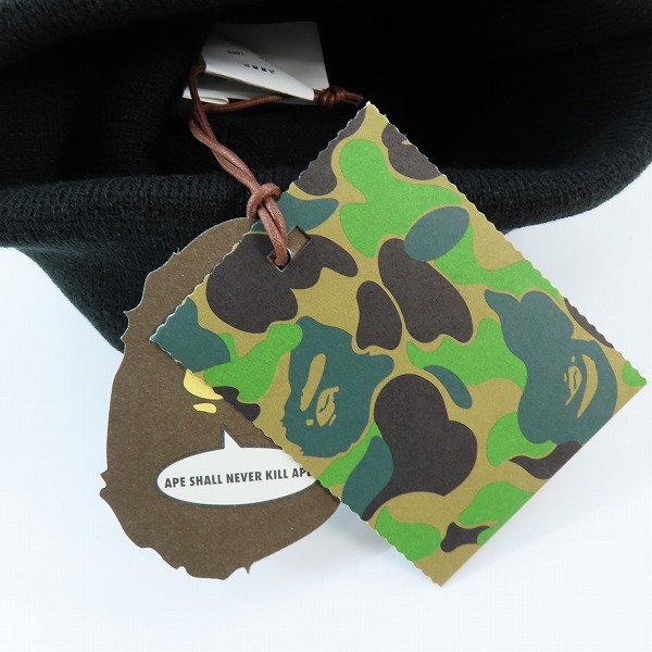 実際に弊社で買取させて頂いた【未使用】A BATHING APE×HAJIME SORAYAMA/アベイシングエイプ×空山 基 ニットキャップ 1H73180916/Fの画像 6枚目