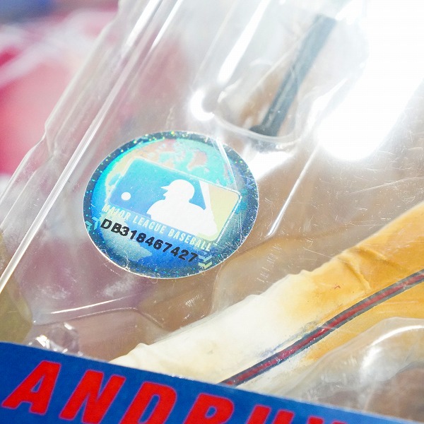 実際に弊社で買取させて頂いた【未開封】McFARLANE TOYS/マクファーレントイズ アトランタ・ブレーブス #25 ANDRUW JONES アンドリュー・ジョーンズの画像 4枚目