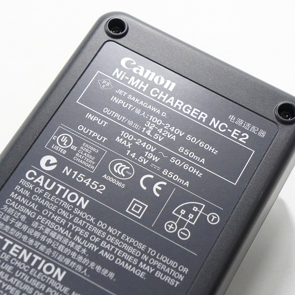 実際に弊社で買取させて頂いたCanon/キャノン NC-E2 Ni-MH CHARGER ニッケル水素チャージャー 充電器 動作確認済みの画像 6枚目