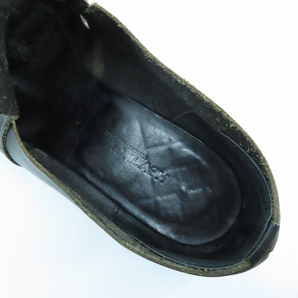 実際に弊社で買取させて頂いたISAMUKATAYAMA BACKLASH/バックラッシュ ショルダーレザースリッポンシューズの画像 4枚目