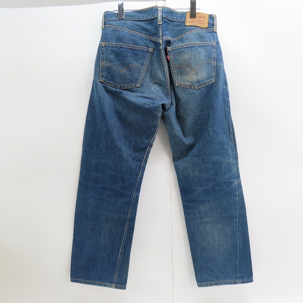実際に弊社で買取させて頂いたLEVI'S/リーバイス 501 ヴィンテージ 66後期 刻印6 スモールe ボタンフライ デニムパンツ/W34L36の画像 1枚目