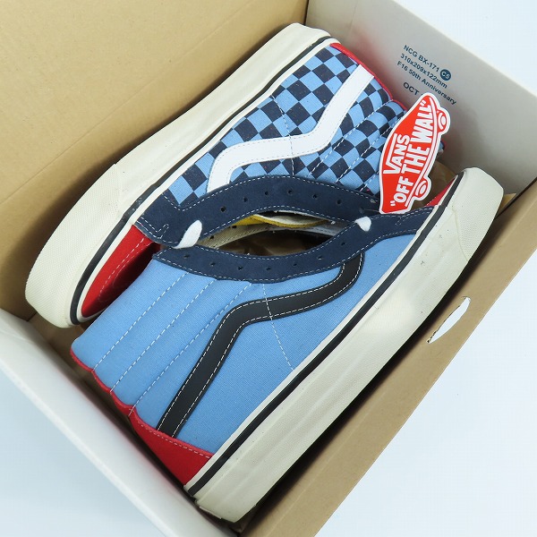 実際に弊社で買取させて頂いた【未使用】VANS/バンズ SK8-HI REISSUE 38/ 50th Anniversary/50周年記念 ハイカットスニーカー VN0A2XS1JSN/721277/26.5の画像 8枚目