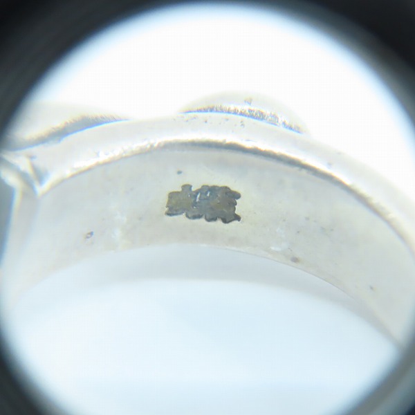 実際に弊社で買取させて頂いたLSD/ラウドスタイルデザイン bloom ブルームリング パヴェダイヤ×グリーンストーン/15号-15.5号の画像 6枚目