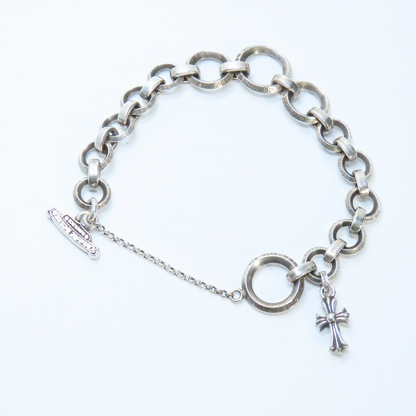 実際に弊社で買取させて頂いたCHROME HEARTS/クロムハーツ Oリングブレスレット ｗ/ベビーファットチャームの画像 4枚目