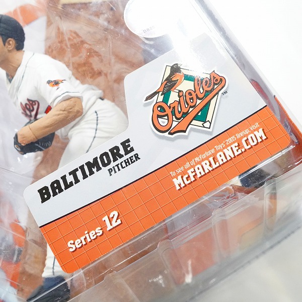 実際に弊社で買取させて頂いた【未開封】McFARLANE TOYS/マクファーレントイズ ボルチモア・オリオールズ #35 MIKE MUSSINA マイク・ムッシーナ フィギュアの画像 5枚目