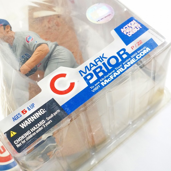 実際に弊社で買取させて頂いた【未開封】McFARLANE TOYS/マクファーレントイズ シカゴ・カブス #22 MARK PRIOR マーク・プライアー フィギュアの画像 5枚目