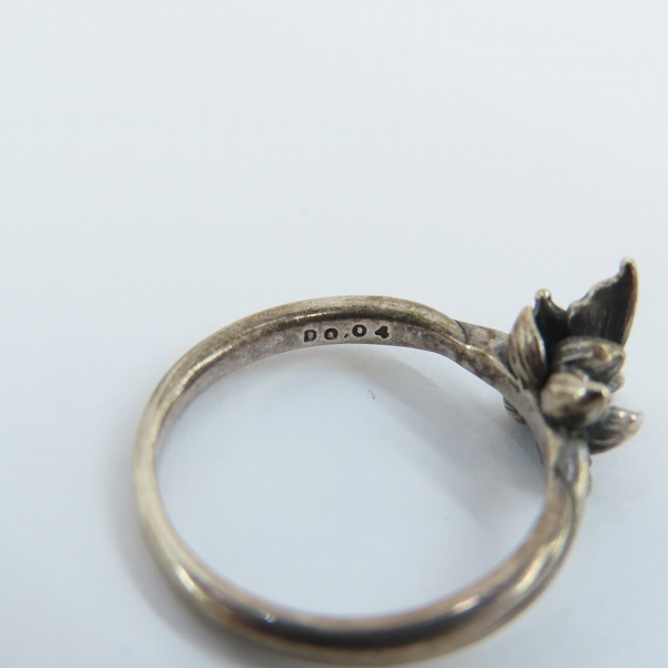 実際に弊社で買取させて頂いた【ギャラ付き】KONRON/コンロン リルメモリーリング/ピンクダイヤ  #7/7号の画像 6枚目