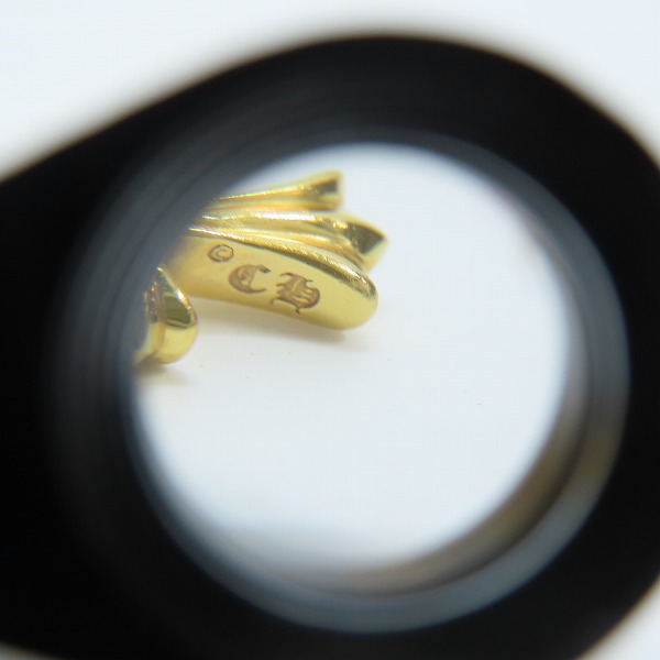 実際に弊社で買取させて頂いたCHROME HEARTS/クロムハーツ 22K CRS BBYFAT/ベビーファット クロス チャーム/トップの画像 4枚目