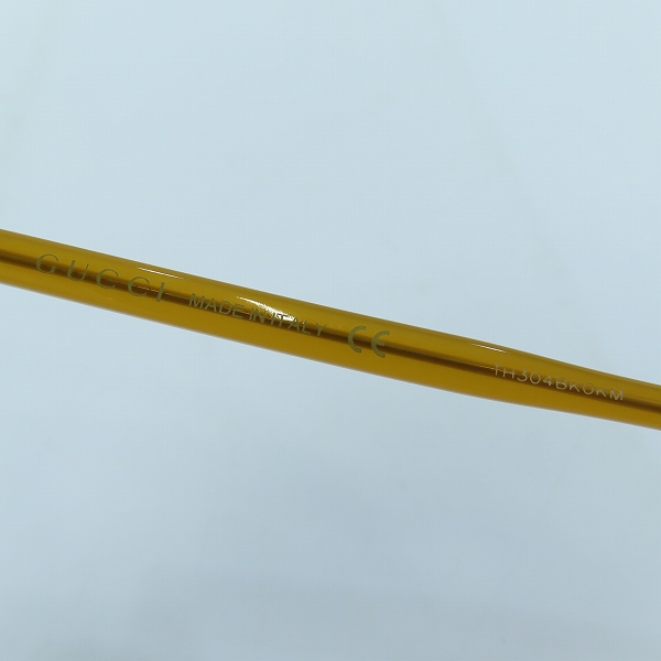 実際に弊社で買取させて頂いたGUCCI/グッチ インターロッキングG メガネフレーム アイウェア GG0156OA 003の画像 4枚目