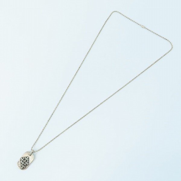 実際に弊社で買取させて頂いたCHROME HEARTS/クロムハーツ Raised Cemetery NYC/レイズドセメタリー ドッグタグ スモールの画像 7枚目