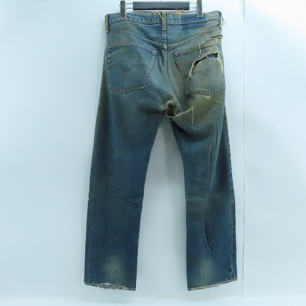 実際に弊社で買取させて頂いた【難有り】LEVI'S/リーバイス 517/刻印15/ジップフライ ヴィンテージ デニムパンツ の画像 1枚目