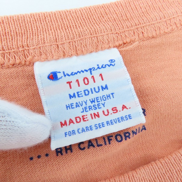 実際に弊社で買取させて頂いたRHC Ron Herman×Champion×Disney/ロンハーマン×チャンピオン×ディズニー ミッキー/ミニー Tシャツ/Mの画像 2枚目