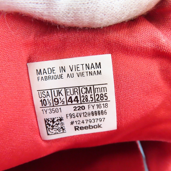 実際に弊社で買取させて頂いたReebok/リーボック INSTAPUMP FURY OG スニーカー/シューズ FY1618/28.5の画像 5枚目