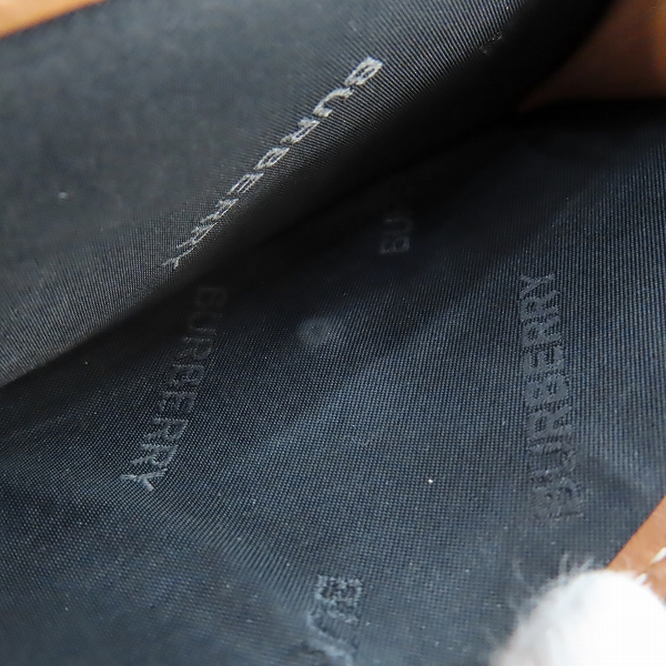 実際に弊社で買取させて頂いたBURBERRY/バーバリー ノバチェック PVC ホック 三つ折り 財布 ウォレットの画像 8枚目