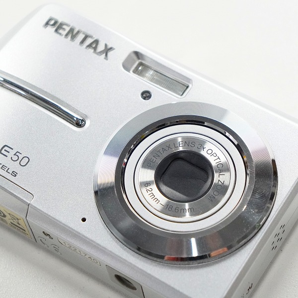 実際に弊社で買取させて頂いたPENTAX/ペンタックス Optio E50 コンパクトデジタルカメラ 動作未確認の画像 1枚目