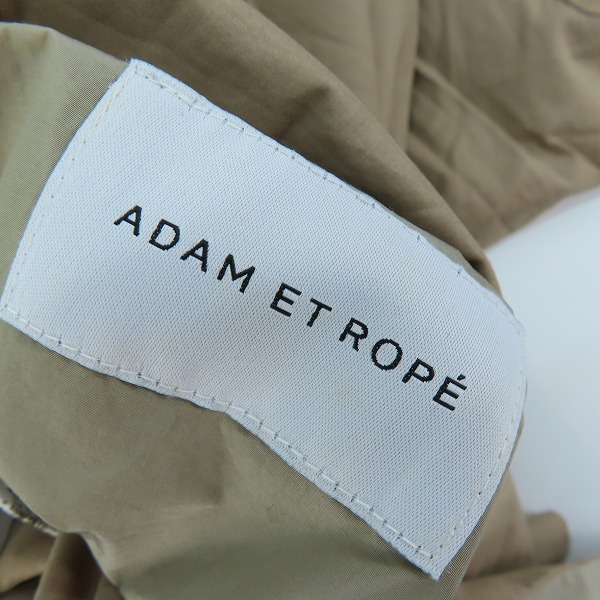 実際に弊社で買取させて頂いたADAM ET ROPE/アダムエロペ ナイロン コート GMO-0701-A/Lの画像 4枚目
