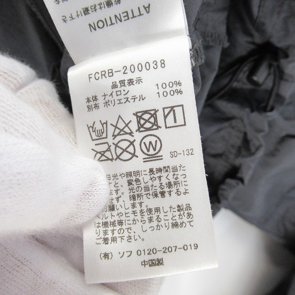 実際に弊社で買取させて頂いたF.C.Real Bristol/エフシーレアルブリストル 20SS アノラックパーカー FCRB-200038/Mの画像 5枚目