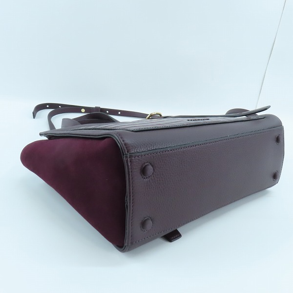 実際に弊社で買取させて頂いたCOLE HAAN/コールハーン ショルダーバッグ レザー クロコダイル型押し 切替/230709の画像 2枚目