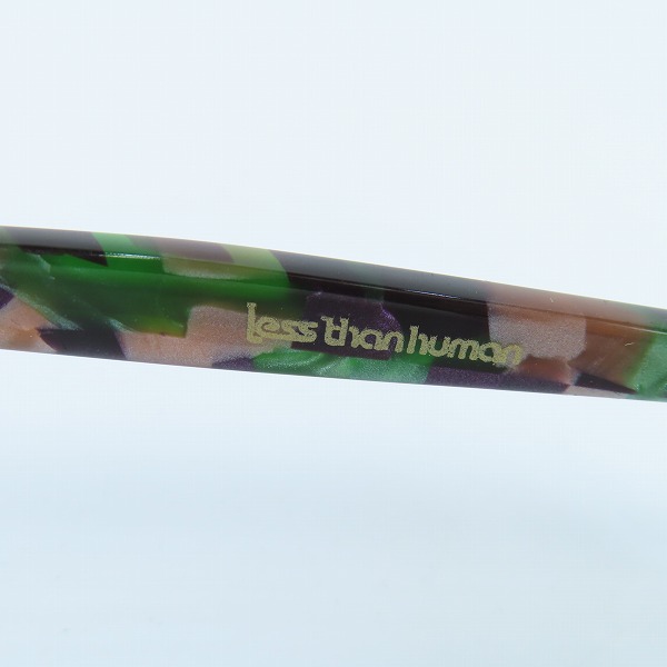 実際に弊社で買取させて頂いたLess than human/レスザンヒューマン Panchira-10 メガネフレーム アイウェア 　の画像 6枚目