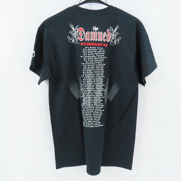 実際に弊社で買取させて頂いたTHE DAMNED/ダムド 40周年ツアー ヴィンテージ バンド Tシャツ/Mの画像 1枚目