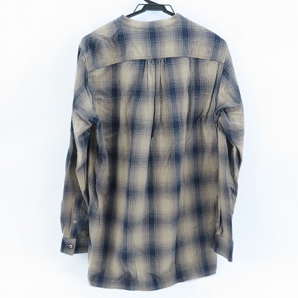 実際に弊社で買取させて頂いたKAZUYUKI KUMAGAI ATTACHMENT/カズユキクマガイアタッチメント チェック柄 長袖シャツ AS62-240/2の画像 1枚目