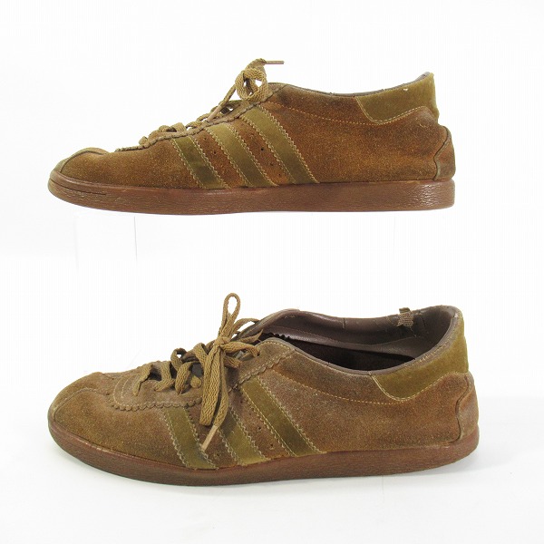 実際に弊社で買取させて頂いた【観賞用】adidas/アディダス ヴィンテージ カナダ製 TOBACCO/タバコ スエード スニーカー/7.5の画像 3枚目