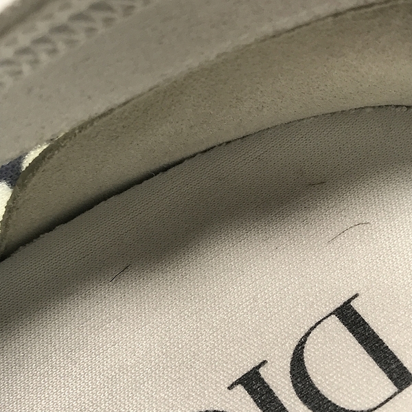 実際に弊社で買取させて頂いたDior/ディオール オブリーク PVC×ラバー ローカット スニーカー20CDC/43の画像 7枚目