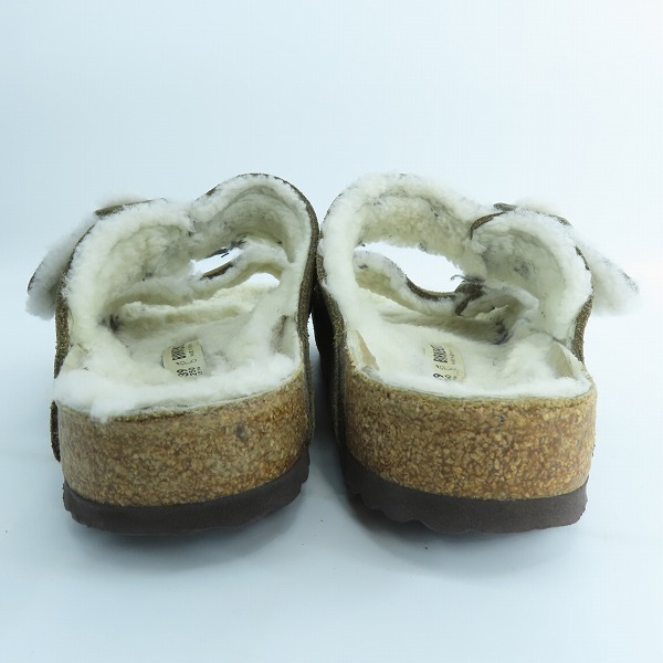 実際に弊社で買取させて頂いたBIRKENSTOCK/ビルケンシュトック ZURICH チューリッヒ ファー サンダル Regular FIT 1012252 25の画像 1枚目