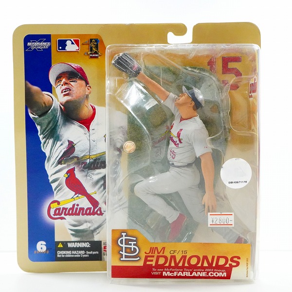 実際に弊社で買取させて頂いた【未開封】McFARLANE TOYS/マクファーレントイズ セントルイス・カージナルス #15 JIM EDMONDS ジム・エドモンズ フィギュア