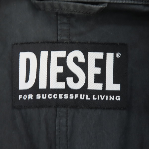 実際に弊社で買取させて頂いたDIESEL/ディーゼル スタンドカラー ロングコート/Sの画像 2枚目