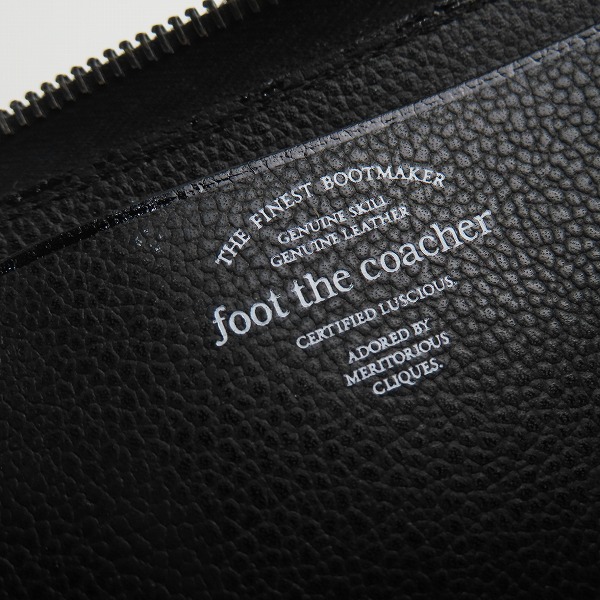 実際に弊社で買取させて頂いたfoot the coacher/フットザコーチャー LONG ZIP WALLET ラウンドジップ長財布 fta2234002の画像 5枚目
