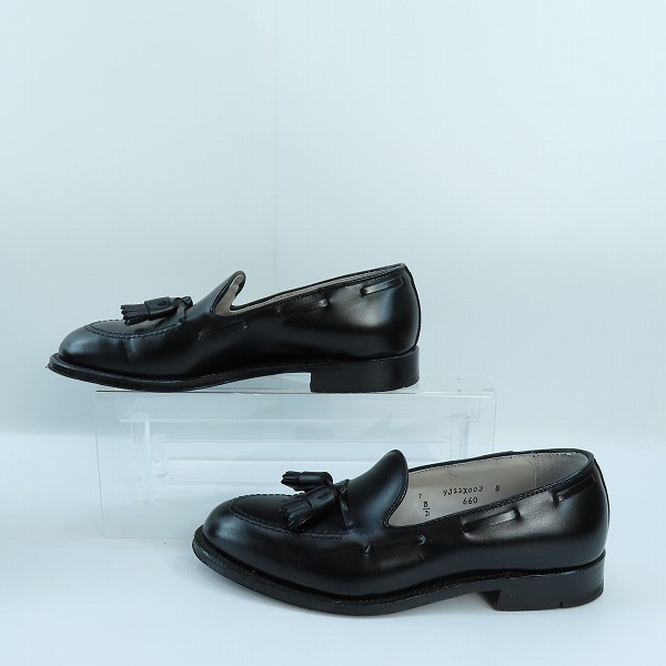 実際に弊社で買取させて頂いたALDEN/オールデン タッセルローファー ブラック 660/7の画像 3枚目