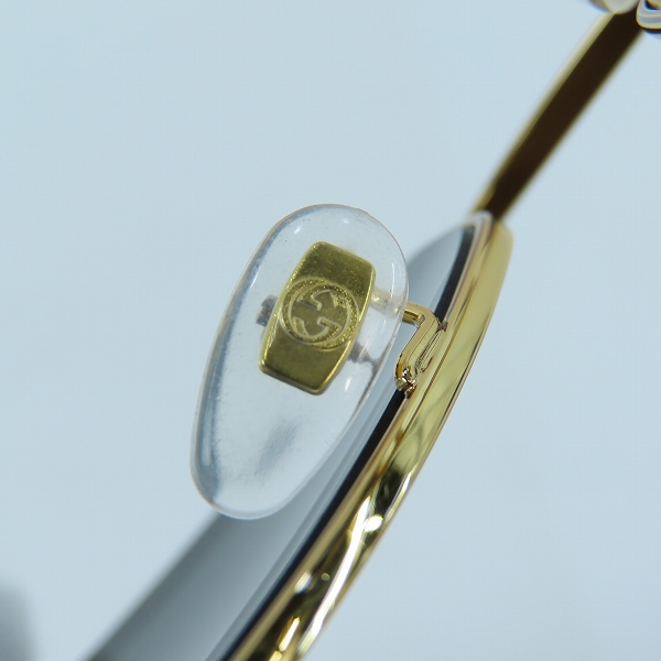 実際に弊社で買取させて頂いたGUCCI/グッチ インターロッキングG サングラス/アイウェア GG0437SA 002の画像 7枚目