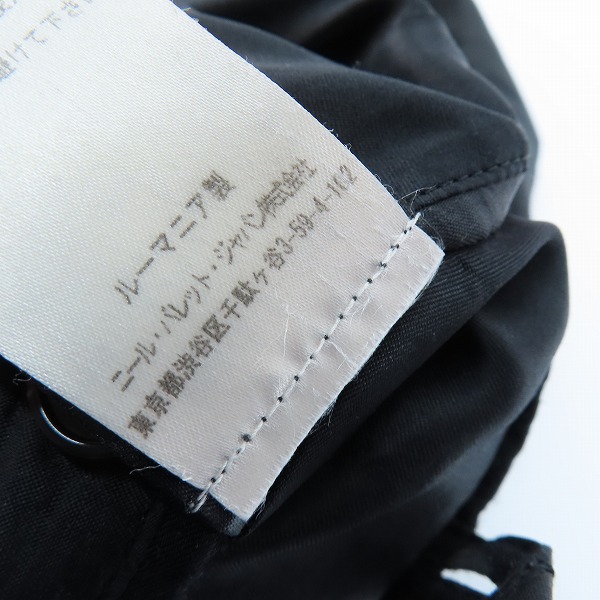 実際に弊社で買取させて頂いたNeil Barrett/ニールバレット SLIM FIT 2Bテーラードジャケット ブラック PBGI61F-3205/50の画像 5枚目