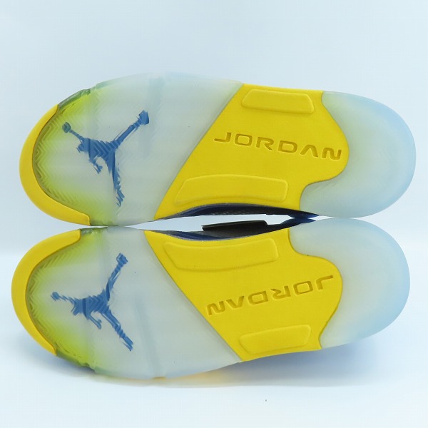 実際に弊社で買取させて頂いたNIKE/ナイキ AIR JORDAN 5 LANEY JSP/エアジョーダン5 レイニー CD2720-400/30の画像 2枚目