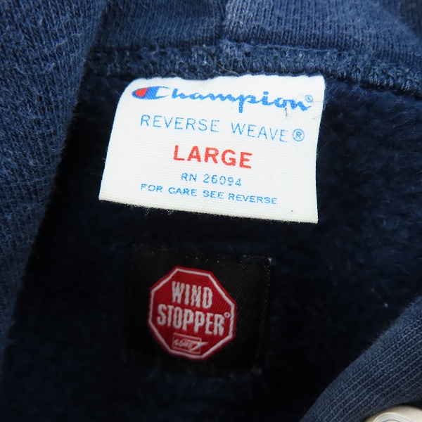実際に弊社で買取させて頂いたChampion/チャンピオン REVERSE WEAVE/リバースウィーブ プルオーバー パーカー C3-A105/Lの画像 2枚目