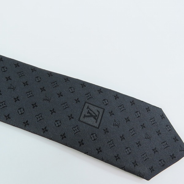 実際に弊社で買取させて頂いたLOUIS VUITTON/ルイヴィトン モノグラム総柄 ネクタイ M75989の画像 5枚目