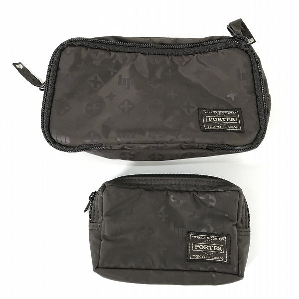 実際に弊社で買取させて頂いた【おまとめ】HEAD PORTER/ヘッドポーター BROWNIE/BLACK BEAUTY ポーチ/小物入れ/カードケースの画像 1枚目