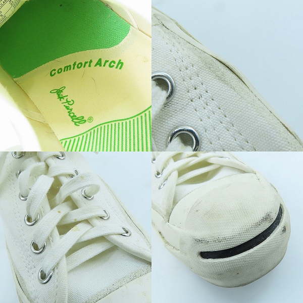 実際に弊社で買取させて頂いたCONVERSE ADDICT/コンバースアディクト JAKE PURCELL/ジャックパーセル スニーカー/シューズ 1CL444/27.5の画像 6枚目