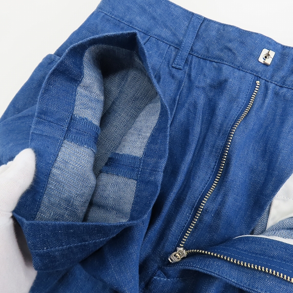 実際に弊社で買取させて頂いた【未使用】FARAH/ファーラー Two Tuck Wide/ツータックワイドパンツ FR0301-W4009/W29L28の画像 6枚目