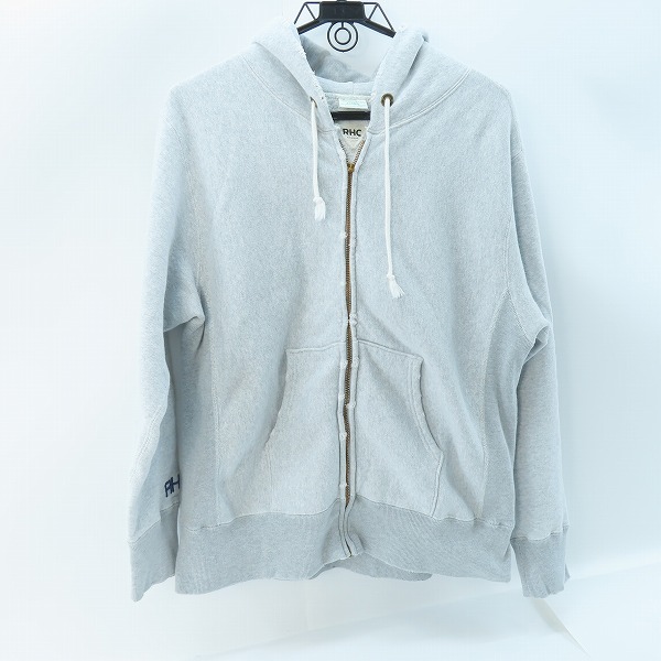 実際に弊社で買取させて頂いたRHC Ron Herman×Champion/ロンハーマン×チャンピオン ジップアップ パーカーC8-F117/XL