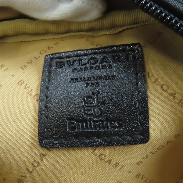 実際に弊社で買取させて頂いたBVLGARI/ブルガリ エミレーツ航空 ポーチ 非売品の画像 4枚目