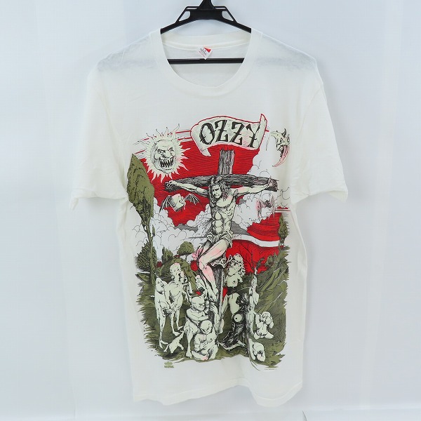 実際に弊社で買取させて頂いたOZZY OSBOURNE/オジーオズボーン 1991/90S/ヴィンテージ/USA製/Glow in the Dark Tシャツ L