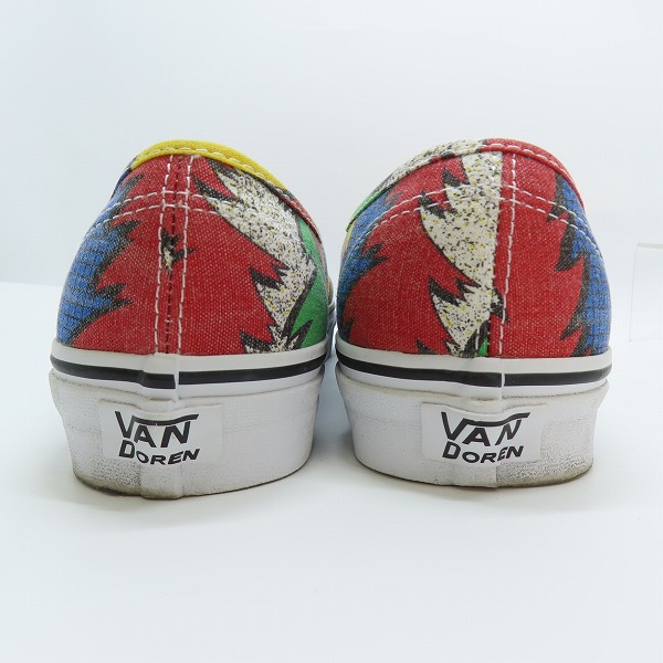 実際に弊社で買取させて頂いたVANS バンズ VAN DOREN/バンドーレン 総柄 ローカットスニーカー TB4R/8.5の画像 1枚目